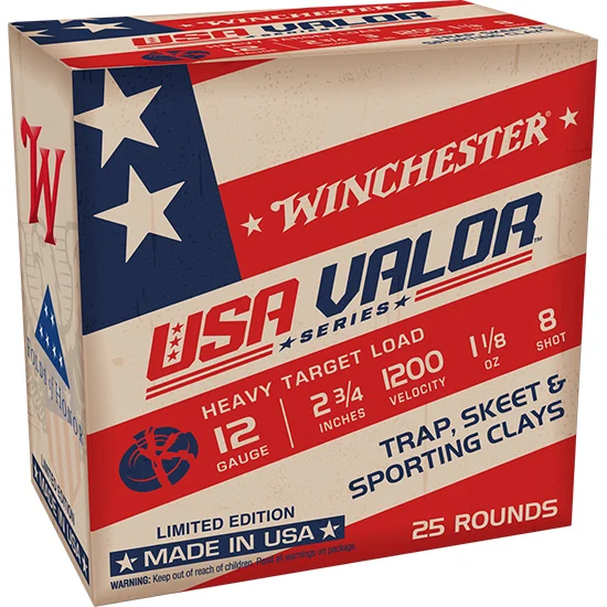WIN USA VALOR 12GA 2.75 LS 1-1/8OZ #8 25/10