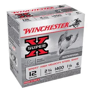WIN XPERT HV STEEL 12GA 2.75 1 1/8OZ #6 25/10