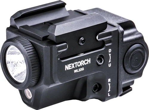 NEXTORCH WL22G COMPACT WEAPON - MOUNTED LIGHT/GRN LASER 650LUM