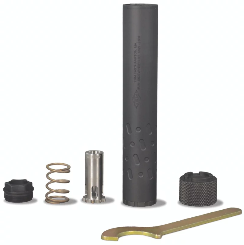 YHM SIDEWINDER M2 9MM SUPPRESSOR 1/2-28