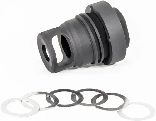 YHM MINI QD MUZZLE BRAKE - 5.56MM FOR 1/2X28 THREADS - Image 2