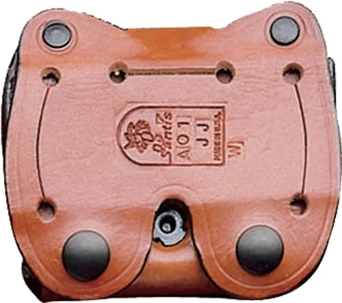DESANTIS DOUBLE MAG POUCH OWB - LEATHER SINGLE STACK 9/40 TAN - Image 2