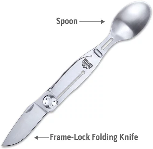 OUTDOOR EDGE CHOWPAL MEALTIME - MULTITOOL W/KNIFE & ORNG POUCH - Image 2