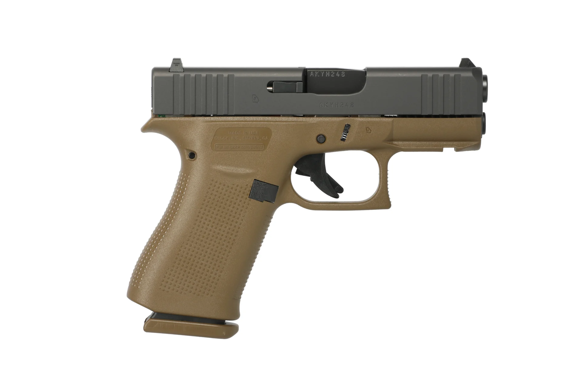 GLOCK G43X 9MM FDE 3.39" 10+1 FS FR