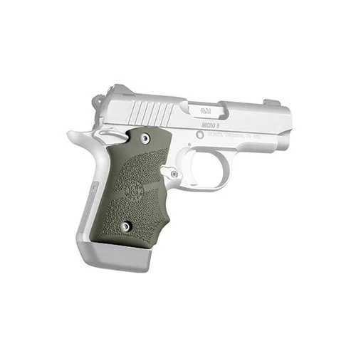 KIMBER MICRO 9: COBBLESTONE RUBBER GRIP(AMBI SAFETY) - OD GREEN