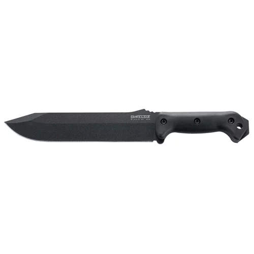 BECKER COMBAT BOWIE FIXED KNIFE - BLACK - DROP POINT