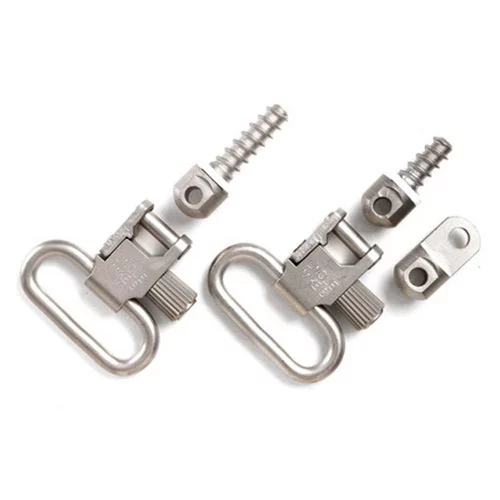 AUTO, SINGLE SHOT RUGER CARBINES RIFLE SLINGS - NICKEL, 1 INCH