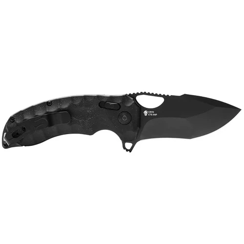 KIKU XR KNIFE - BLACKOUT, TANTO, PLAIN EDGE, 3.03" BLADE
