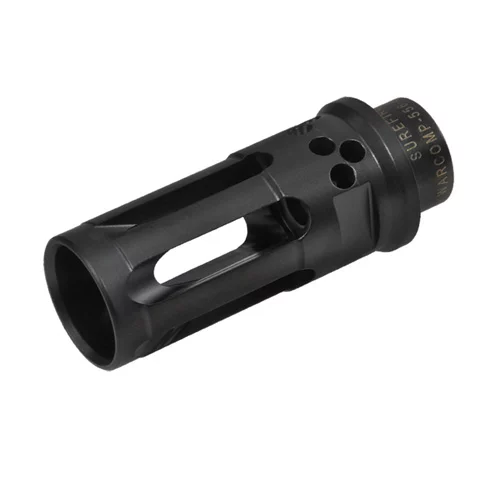 WARCOMP CLOSED-TINE FLASH HIDER - BLACK, 5.56 CAL, 1/2-28 THREADS