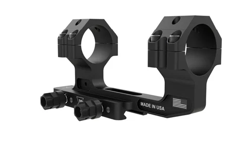 CANTILEVER MOUNT W/ Q-LOC - BLACK, FITS 30MM TUBES, 1.93"H