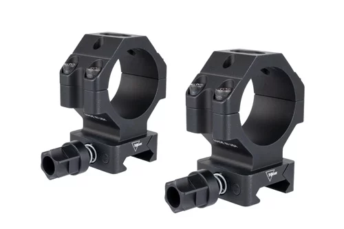 SCOPE RINGS W/ Q-LOC - BLACK, TALL, FITS 30MM TUBES, 1.3"H