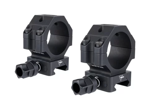 SCOPE RINGS W/ Q-LOC - BLACK, MEDIUM, FITS 34MM TUBES, 1.1"H