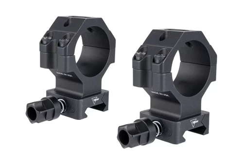 SCOPE RINGS W/ Q-LOC - BLACK, EXTRA TALL, FITS 30MM TUBES, 1.4"H