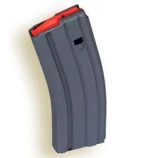 ASC AR Family Rifle Magazine Orange Follower .223 Remington Grey Aluminum 30/rd