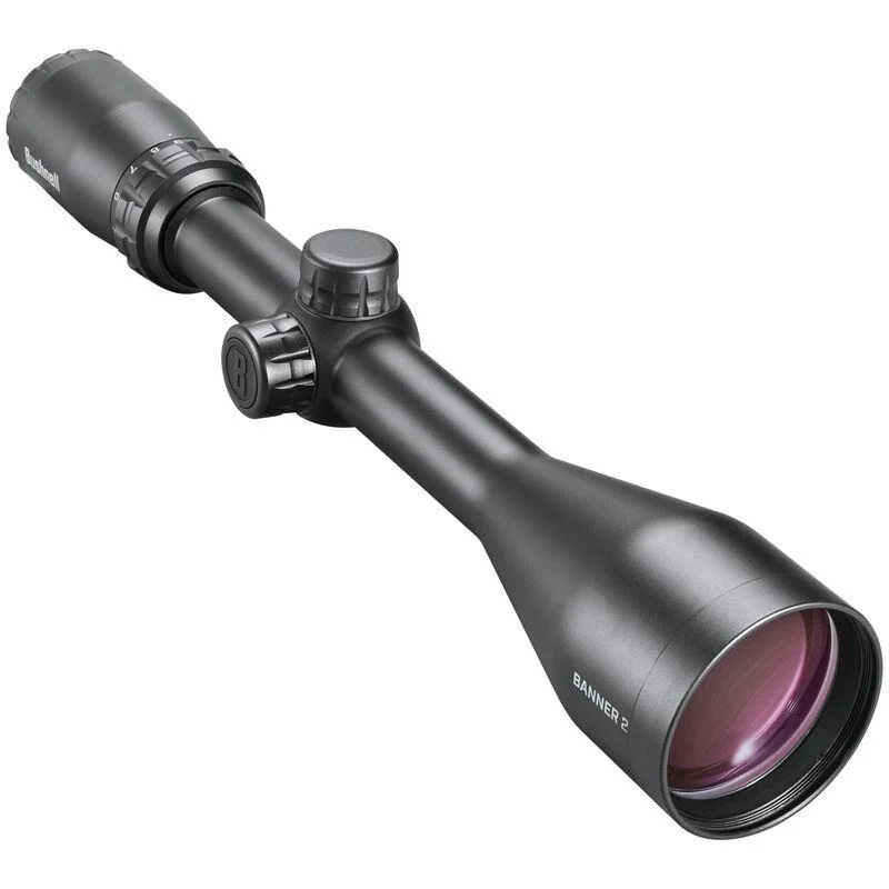 Bushnell Banner 2 Rifle Scope 3-9x50 1" SFP DOA Quick Ballistic Non-Illum. Black with Rings