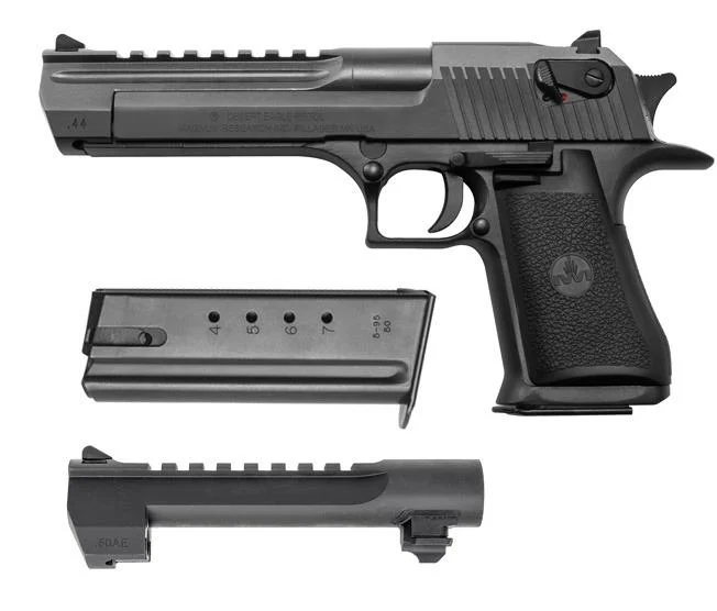 DESERT EAGLE .50AE MARK XIX 6" W/44 MAG BRL MADE IN ISRAEL