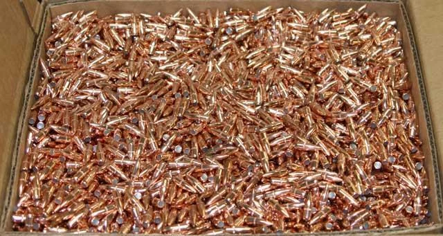 Hornady Traditional / FMJ Rifle Bullets .22 cal .224" 55 gr FMJBT CANN 6000/Bulk