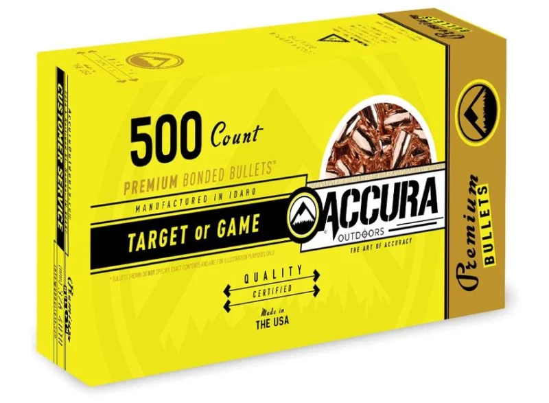 Accura Premium Powerbond Bullets .380 cal 100 gr FP 500/ct
