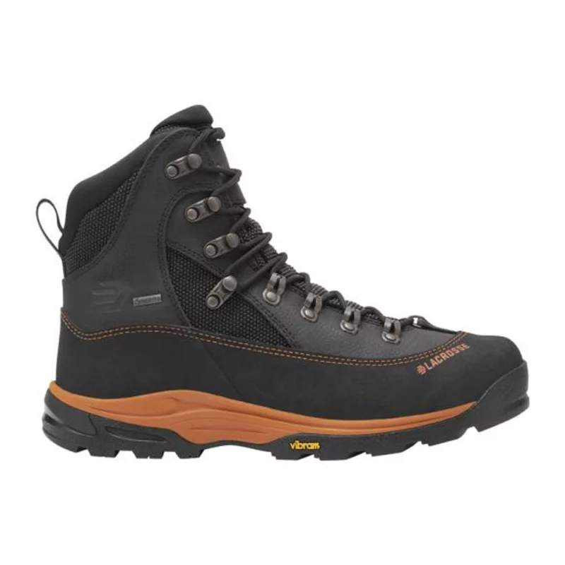 Lacross Ursa MS 7" Boots Gunmetal/Orange GTX Size 11