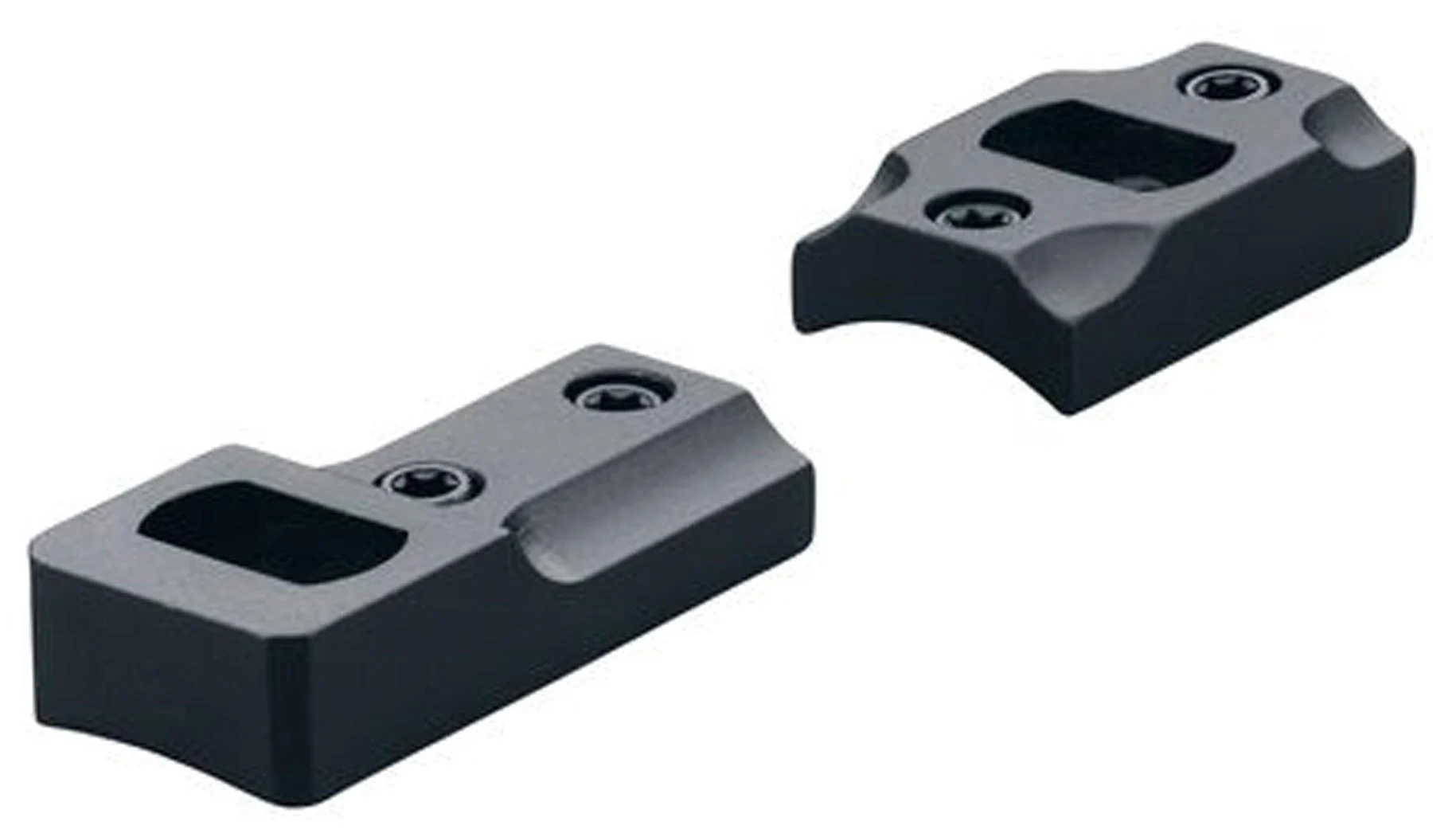 Leupold 2-Piece Dual Dovetail Base (Twist & Lock) - Savage 110 Round Receiver Matte Black