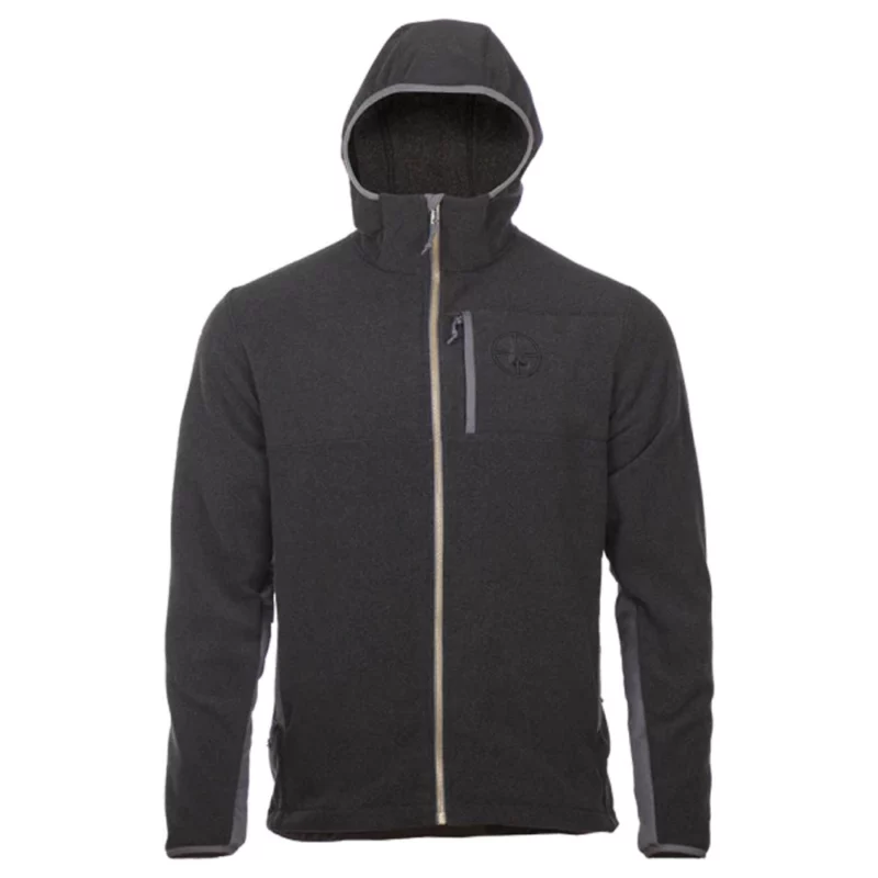 Leupold Make Ready Full Zip Hooded Fleece Iron Gray XL