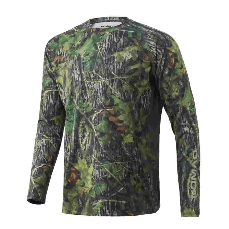 Nomad Camo Pursuit Long Sleeve Shirt Mossy Oak Shadow Leaf L