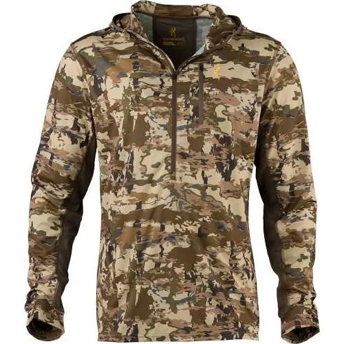 Browning Early Season Hooded Long Sleeve Shirt Auric Camo XL