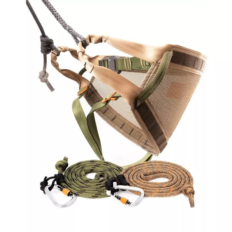 Tethrd Phantom Saddle Kit Two 11mm Ropes and Caribiners Regular Size