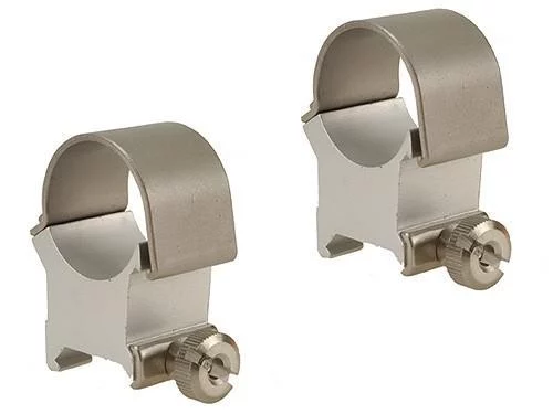 Weaver Detachable Top Mount Aluminum Scope Rings 1" X-High - Silver