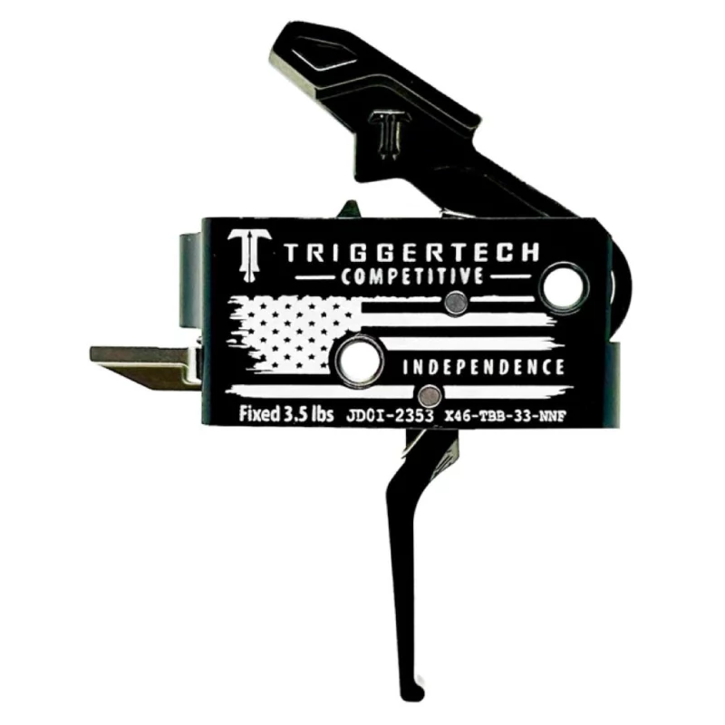 TriggerTech AR15 Competitive Independence Day Trigger Flat 3.5 lbs Black