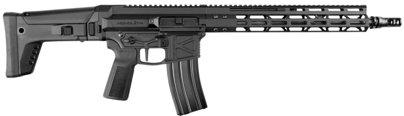 GLOBAL ORDNANCE MONOLITH 16" RFL 5.56 KEYMOD / MODULAR STK / BLK