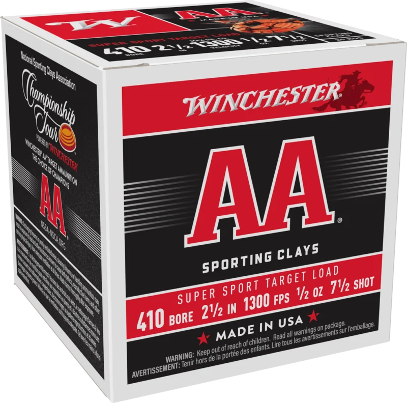 WINCHESTER AA 410GA 21/2 1/2OZ #7.5 25RD/250RD