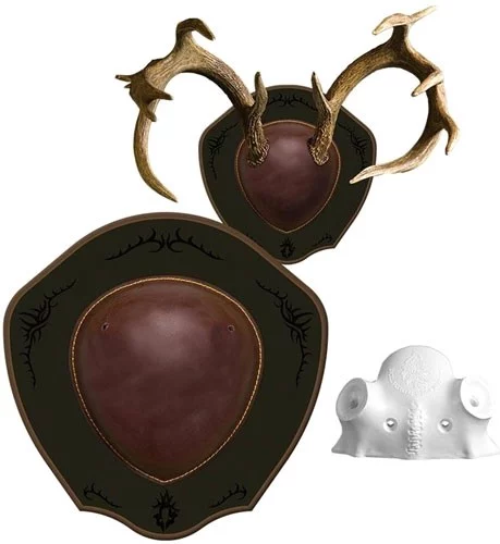 MOUNTAIN MIKE'S DEER ANTLER - RACK PLAQUE W/SHED SPREADER - Image 4