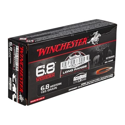 6.8 WESTERN 160GR ACCUBOND LR 20/BOX