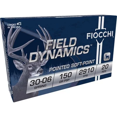 FIOCCHI AMMO 30-06 SPR. 150GR. SPBT 20BX