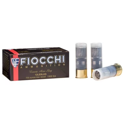 FIOCCHI AERO SLUG LOW RECOIL 12GA 2.75'' 7/8OZ 10/BX