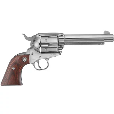 VAQUERO~ 45 COLT 5.5â BBL 6 ROUND STAINLESS/HARDWOOD