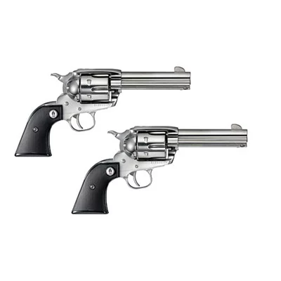 SASS~ RUGER VAQUERO~ 357 MAG 4.62'' BBL 6RD SS SOLD IN PAIRS
