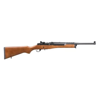 MINI-14~RANCH RIFLE 5.56 NATO 18.5â BBL (2)5RD BLUED/NATURAL