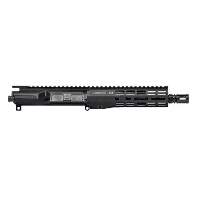 M4E1 300BLK ASSEMBLED UPPER 8''BBL THREADED W/RM7.3'' HG BLK