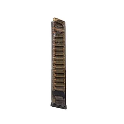 MAG 30-RD .40 S&W FOR GLOCK 22, 23 ,24, 27, 35 CARBON SMOKE
