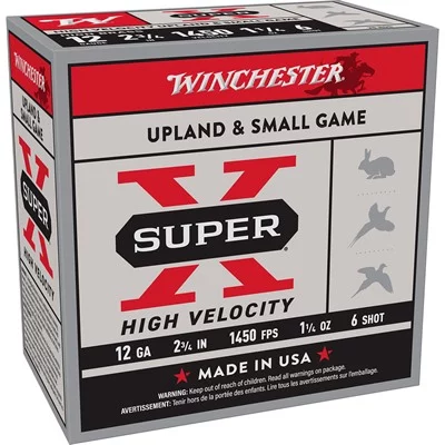 12 GAUGE 2-3/4'' 1-1/4OZ #6 25/BOX