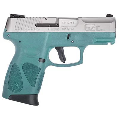 G2C 9MM LUGER 3.2'' BBL (2)12RD MAGS STAINLESS/CYAN