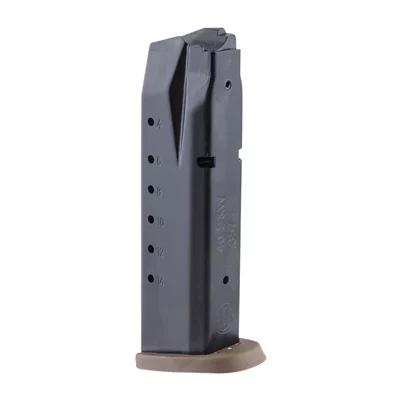 M&P 40S&W 15 RD BLACK W/ BROWN BASE PLATE