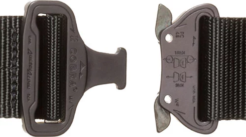 TAC SHIELD GUN BELT TACTICAL - 1.75" W/COBRA BUCKLE LARGE BL - Image 2