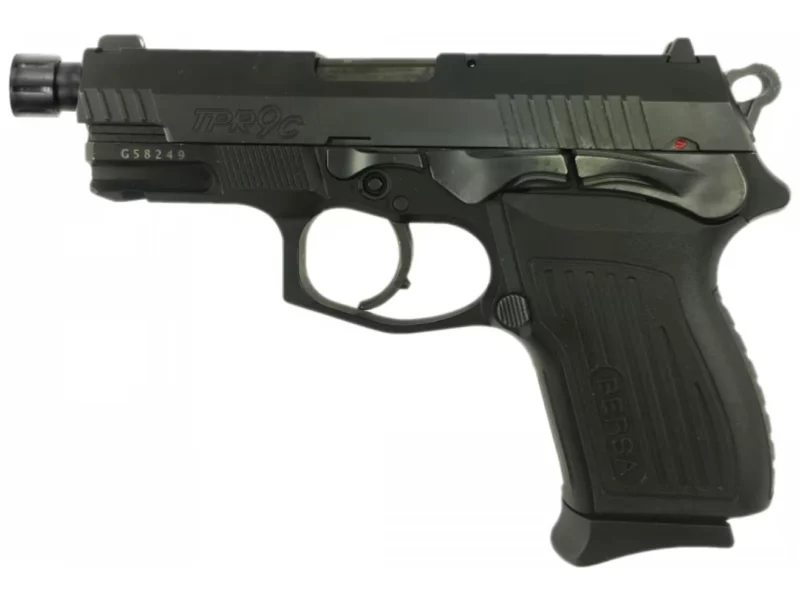 Bersa TPRC Compact Pistol - Black | 9mm | 3.25" Barrel (Threaded) | 13rd