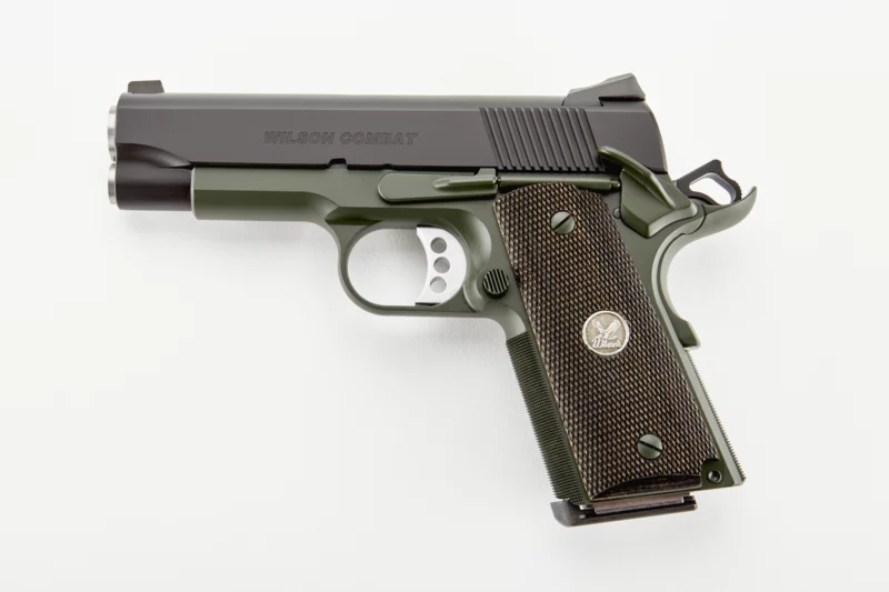 WILSON COMBAT CQBC 45ACP 4" 8+1 BLK/GRN CA