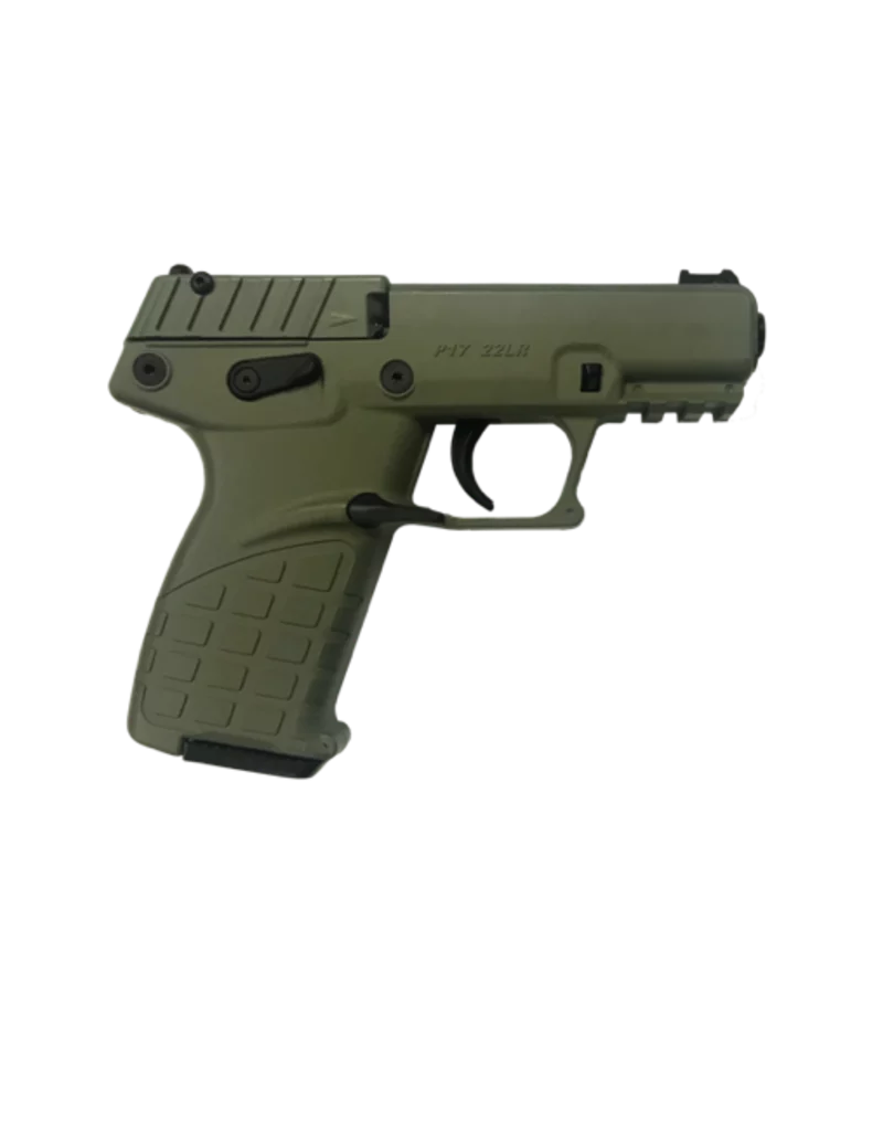 Kel-Tec P17 Pistol - OD Green | .22 LR | 3.8" Threaded Barrel | 10rd | Fiber Optic Front Sight