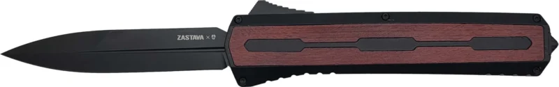 Zastava A7 OTF Knife - Serbian Red Wood | S35VN Spear Point Blade